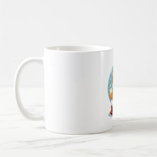 Mug Shiba Snow Globe (Gauche)