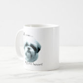 Mug Shih Tzu Froid Nez Chaud Coeur (Devant gauche)
