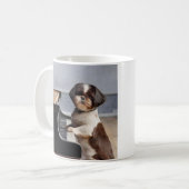 Mug Shih Tzu Jouer Piano (Devant gauche)