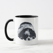Mug Shih Tzu Noir & Blanc (Gauche)