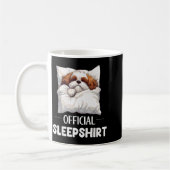 Mug Shih Tzu Sleepshirt Cute Dog Lover Pajama Sleepwea (Gauche)