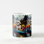 Mug Shih Tzu sur une pagaie : une aventure Pittoresque (Centre)
