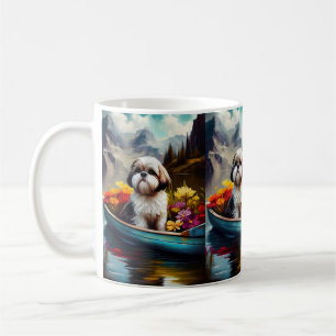 Mug Shih Tzu sur une pagaie : une aventure Pittoresque