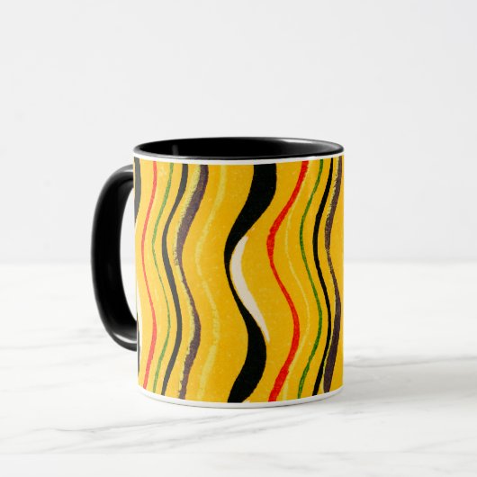 Mug Shima-Shima, colorful pattern, (Devant gauche)