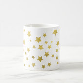 Mug Shimmery Goldstars Golden Star Motif (Centre)