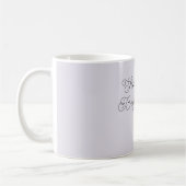 Mug Shine Bright Lavender Bow White Gold Candle (Gauche)