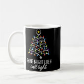 Mug Shine Bright Like A Call Light Funny Nurse Christm (Gauche)