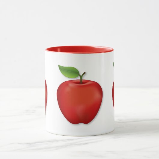 Mug Shiny Red Apple  (Centre)
