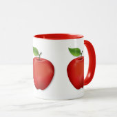 Mug Shiny Red Apple  (Devant droit)
