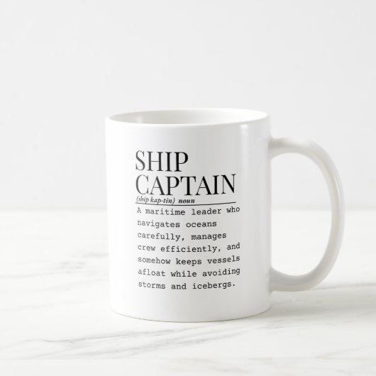 Mug Ship captain (Droite)