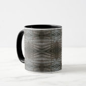 Mug Shiplap Wood Planks Perspective Southwest Pattern (Devant gauche)