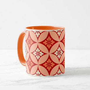 Mug Shippo avec Motif Fleur, Mandarin Orange