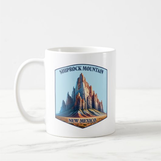 Mug Shiprock Mountain Nouveau-Mexique (Gauche)