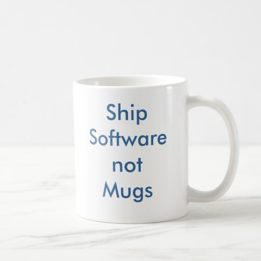 Mug ShipSoftwarenotMugs (Droite)
