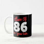 Mug Shirt Class 1986 40th Reunion High (Gauche)