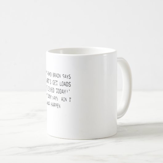 Mug SHIRT Funny (Devant droit)
