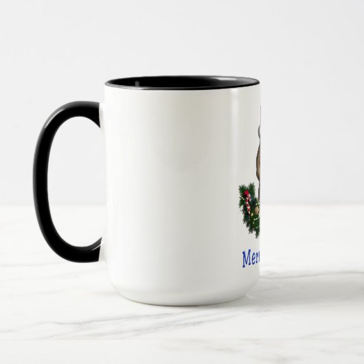 Mug Shitzu cadeaux de Noël (Gauche)