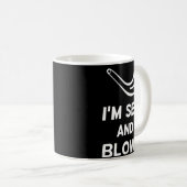 Mug Shofar I'm Y And I Blow It Rosh Hashanah Jewish Ne (Devant droit)