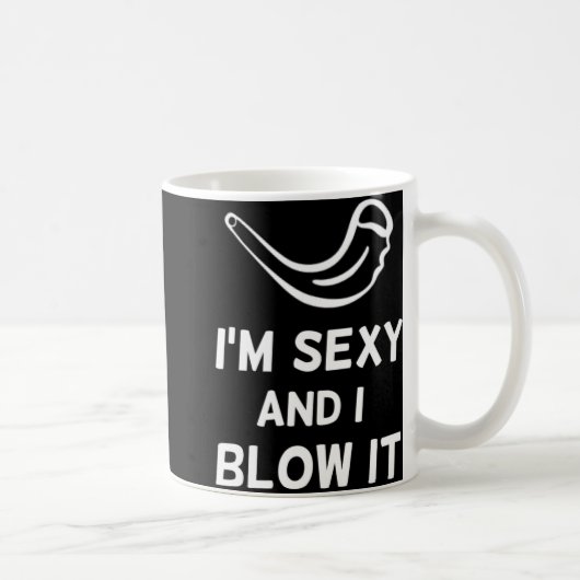 Mug Shofar I'm Y And I Blow It Rosh Hashanah Jewish Ne (Droite)