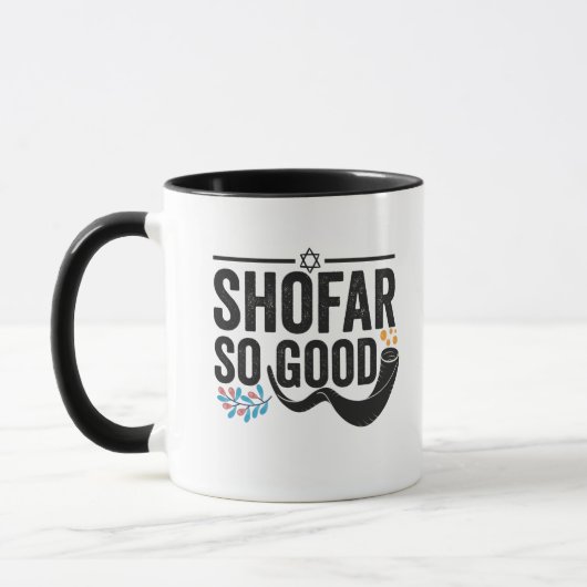Mug Shofar So good Funny Jewish Hanoukka Holiday Cadea (Gauche)