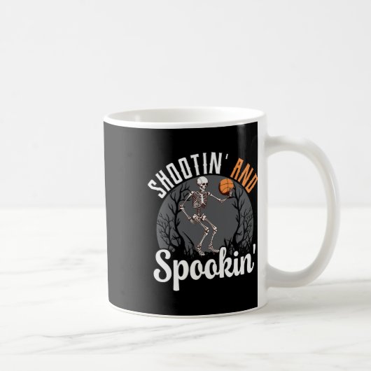 Mug Shootin' Et Spoin Skeleton Joueur De Basketball Ha (Droite)