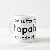 Mug Shopaholic (Devant gauche)