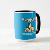 Mug Shopping : Je ne suis pas accro (Devant droit)