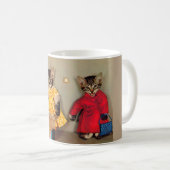 Mug shopping tabby kitten et caisson tabby kitten (Devant droit)