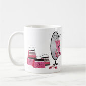Mug Shopping Thérapie Mode rose (Gauche)