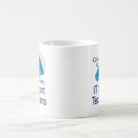 Mug Shout Out pour les techniciens de support informat (Centre)