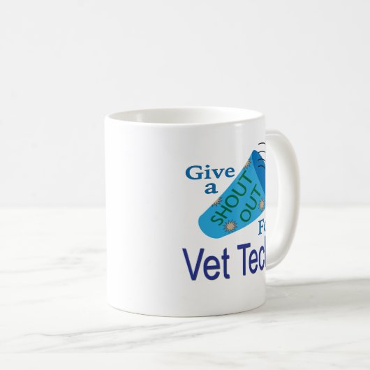 Mug Shout Out pour les techniciens de vétérinaire (Devant droit)