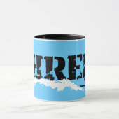 Mug shred. b&w. (Centre)