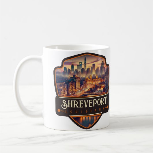 Mug Shreveport, Louisiane | VINTAGE (Gauche)