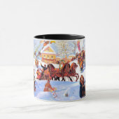Mug "Shrove-Tide". Cadeau de Noël d'art russe (Centre)