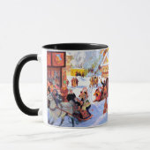 Mug "Shrove-Tide". Cadeau de Noël d'art russe (Gauche)