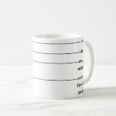Mug shshut presque, maintenant vous pouvez parler, peu (Devant droit)