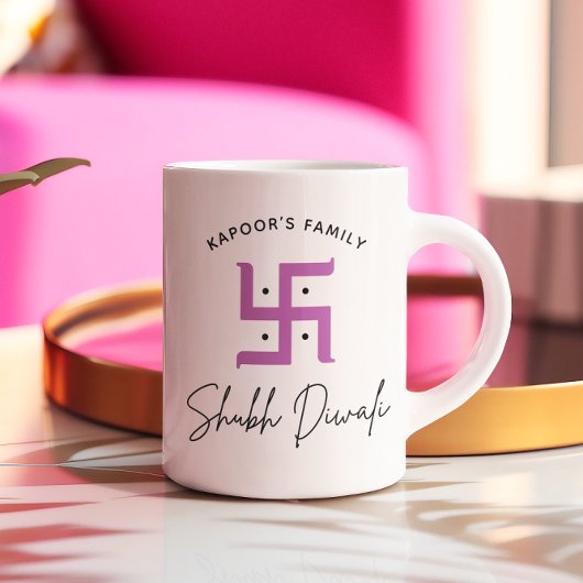 Mug Shubh Diwali personnalisable