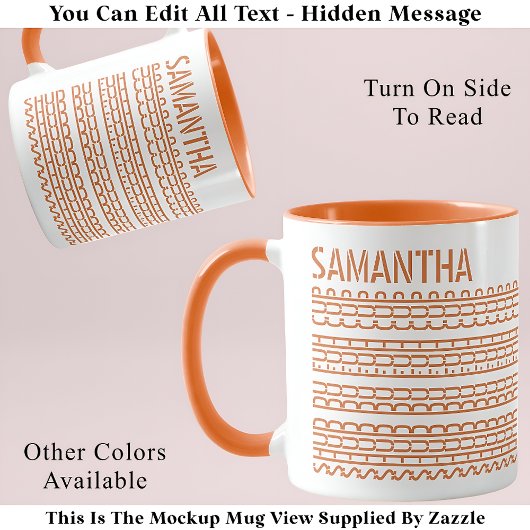 Mug Shud Du Fuh Coupe & Nom Message caché 138OW Drôle