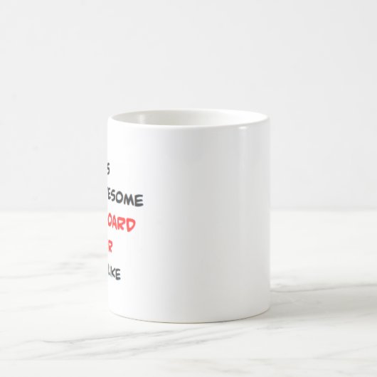 Mug shuffleboard player, génial (Centre)