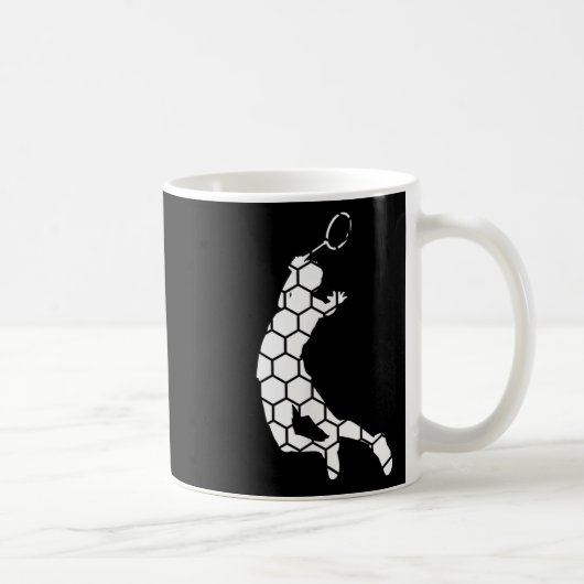 Mug Shutter Badminton Squash Joueur Badminton (Droite)