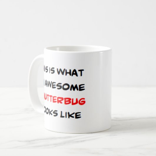 Mug shutterbug, génial (Devant gauche)