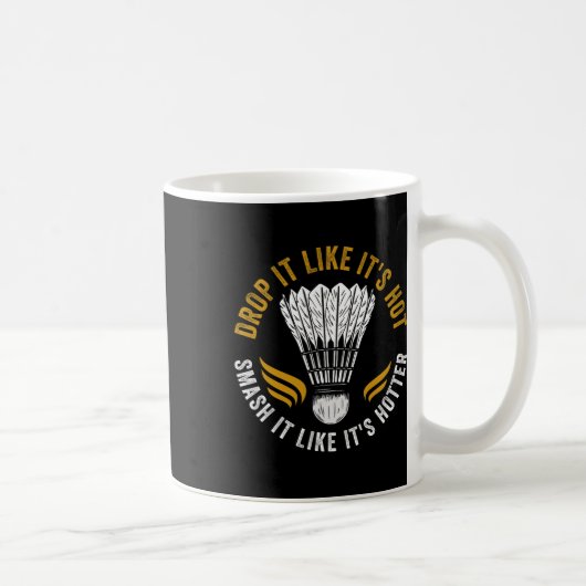 Mug Shuttle Joueur Badminton (Droite)