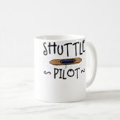 Mug Shuttle Pilot Hand Weaving Knitting Crocheting Wea (Devant droit)