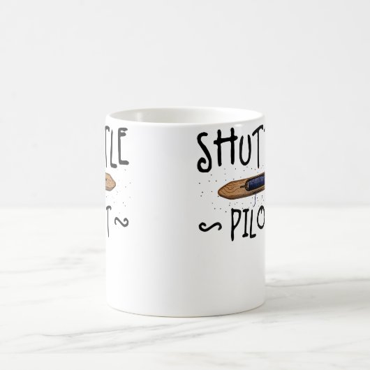 Mug Shuttle Pilot Hand Weaving Knitting Crocheting Wea (Centre)