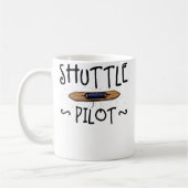 Mug Shuttle Pilot Hand Weaving Knitting Crocheting Wea (Gauche)