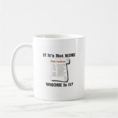 Mug Si ce n'est pas À MOI (Gauche)