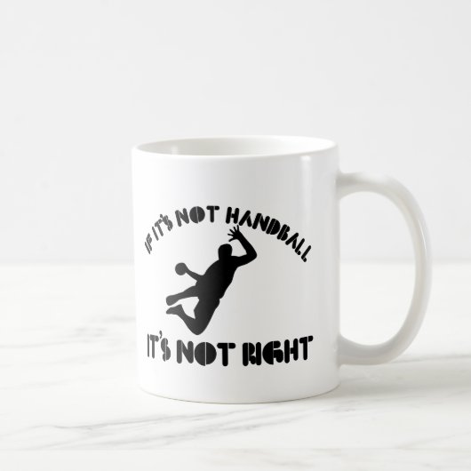 Mug Si ce n'est pas handball il n'est pas exact (Droite)