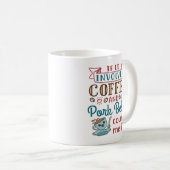 Mug Si cela implique du café et du ventre de porc, com (Devant droit)