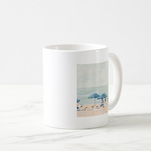 Mug Si c'est les plages (Devant droit)