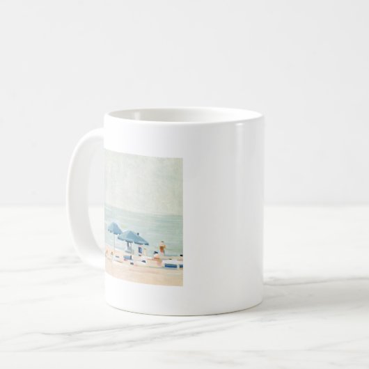 Mug Si c'est les plages (Devant gauche)